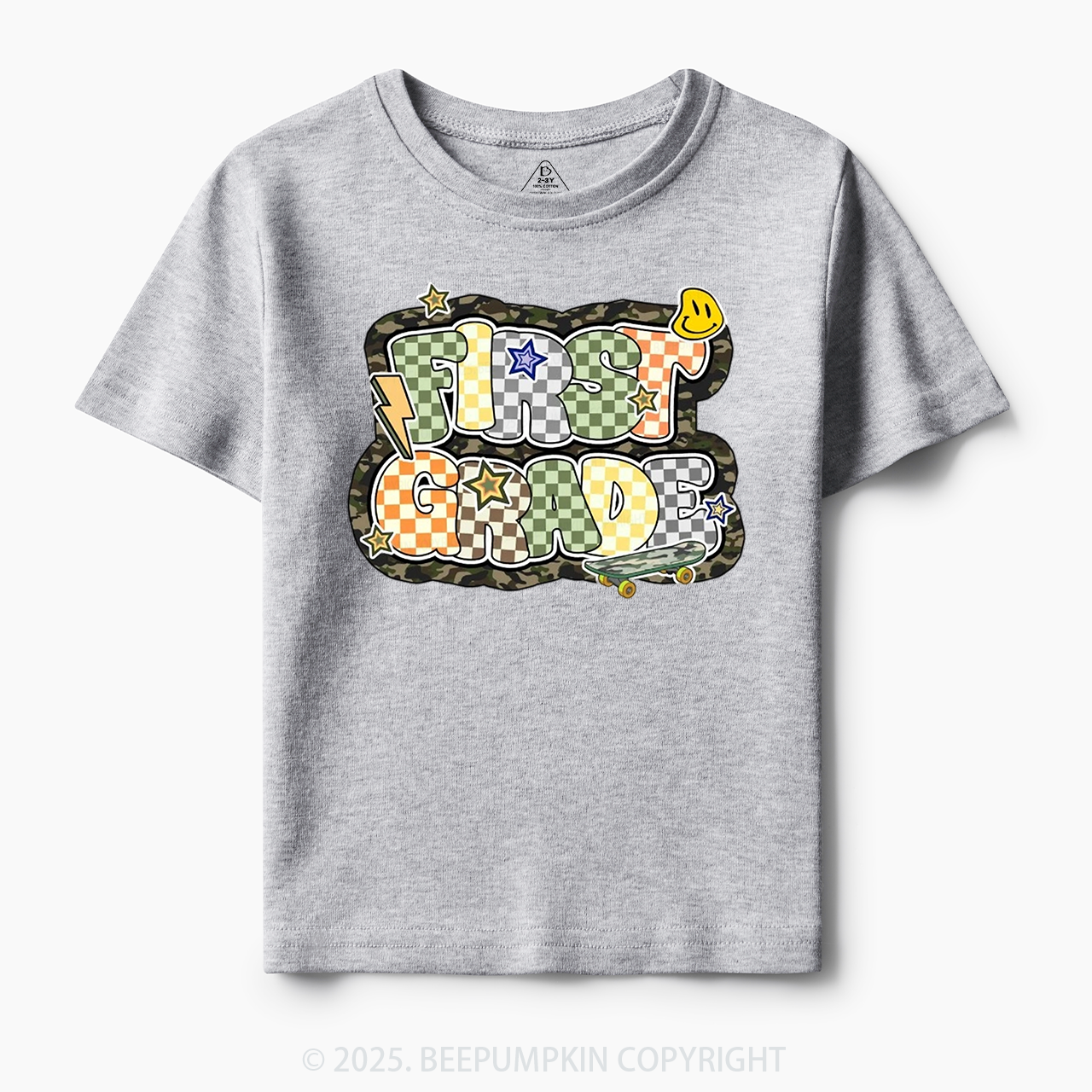 Personalized School Boy Sublimation File Toddler&Kid's Tees Beepumpkin