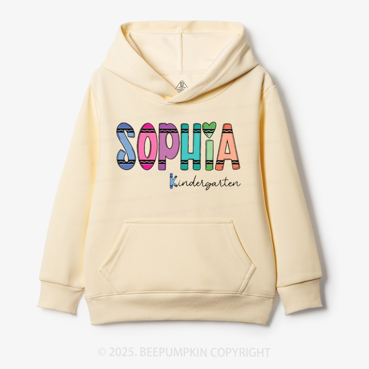 Personalized Colorful Name Magic Kid's Hoodies Beepumpkin