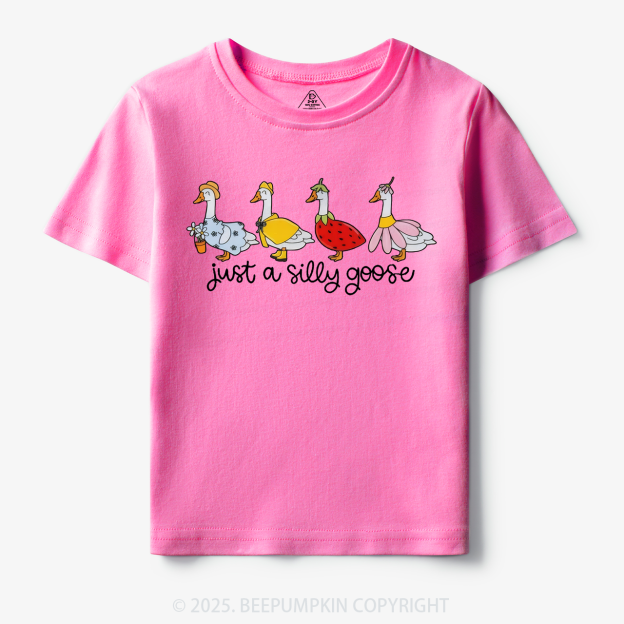Just A Silly Goose Toddler&Kid's Tees Beepumpkin