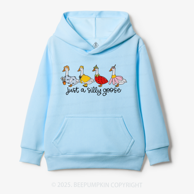 Just A Silly Goose Kid's Hoodies Beepumpkin