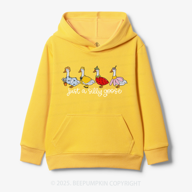 Just A Silly Goose Kid's Hoodies Beepumpkin