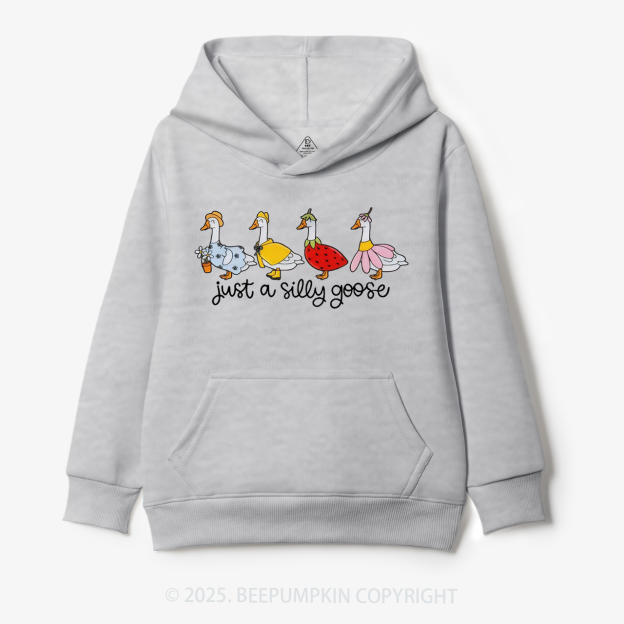 Just A Silly Goose Kid's Hoodies Beepumpkin