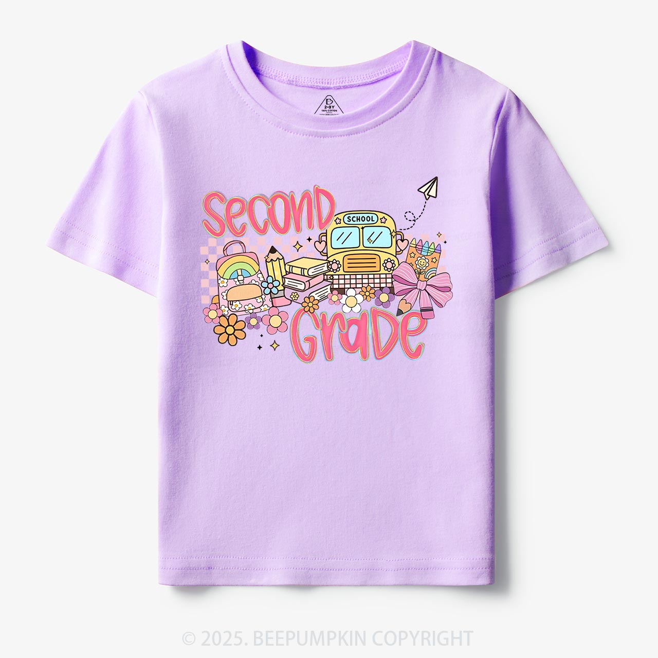 Personalized Happy School Journey Toddler&Kid's Tees Beepumpkin