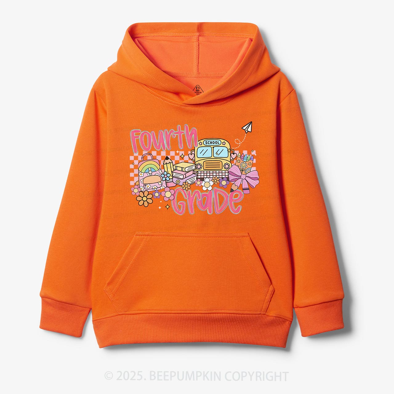 Personalized Happy School Journey Kid's Hoodies Beepumpkin