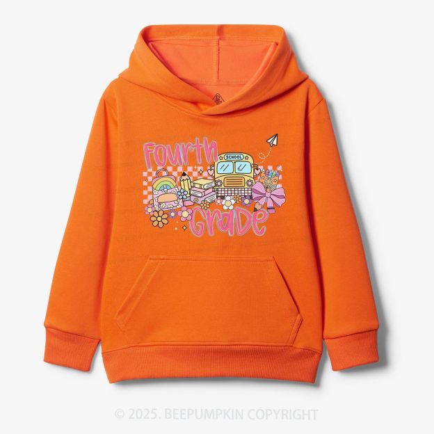 Personalized Happy School Journey Kid's Hoodies Beepumpkin