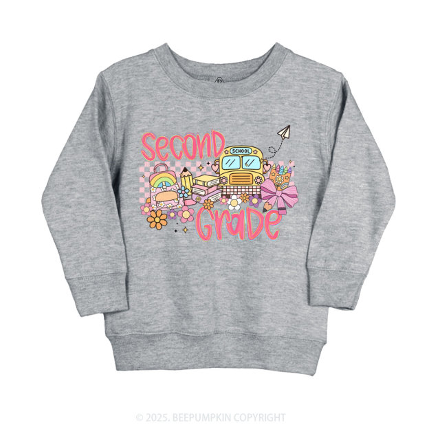 Personalized Happy School Journey Kid's Sweatshirt