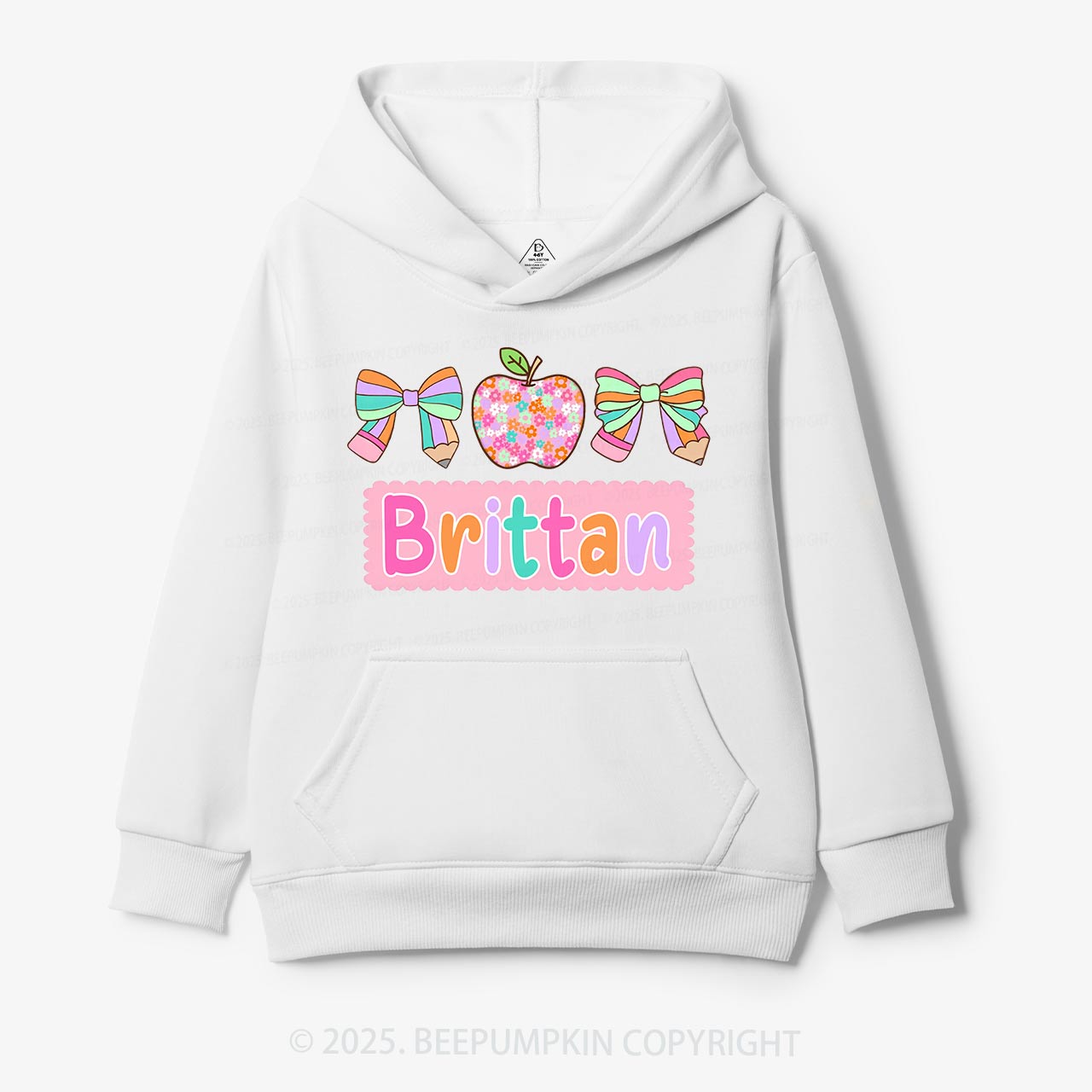 Personalized Pretty Name Kid's Hoodies Beepumpkin