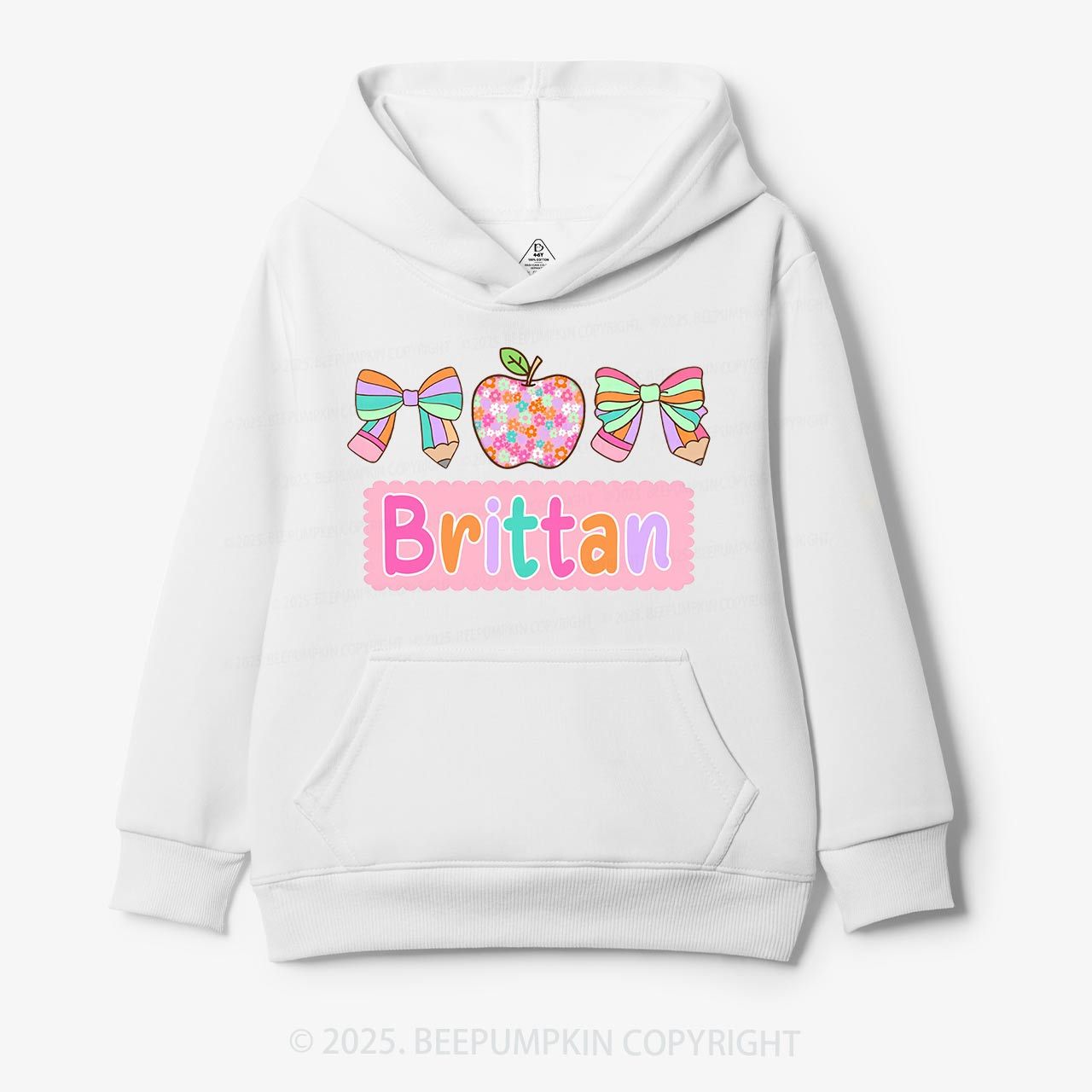 Personalized Pretty Name Kid's Hoodies Beepumpkin