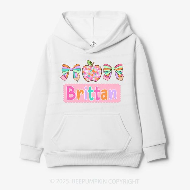 Personalized Pretty Name Kid's Hoodies Beepumpkin