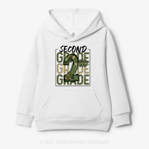 Personalized Camo Back to School Kid's Hoodies Beepumpkin