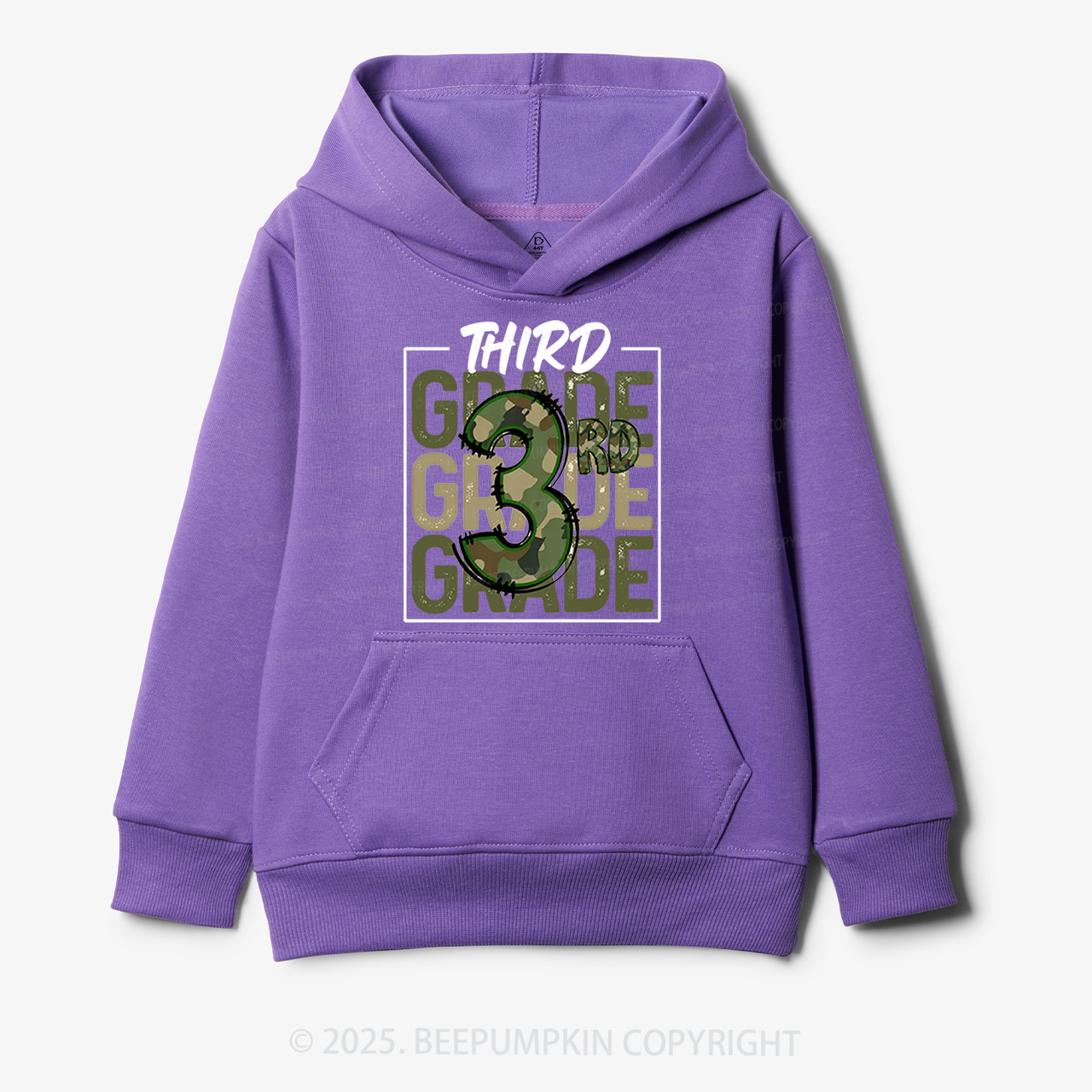 Personalized Camo Back to School Kid's Hoodies Beepumpkin