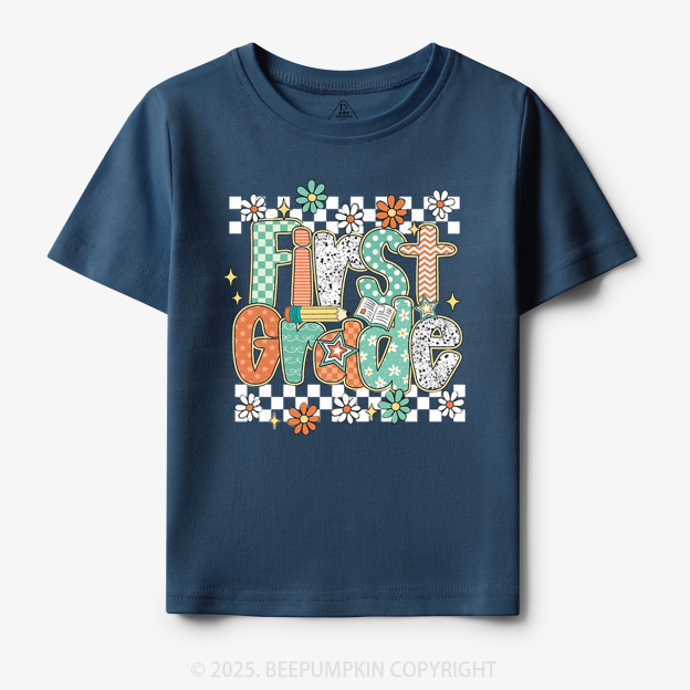 Personalized Grade Blossoms Toddler&Kid's Tees Beepumpkin