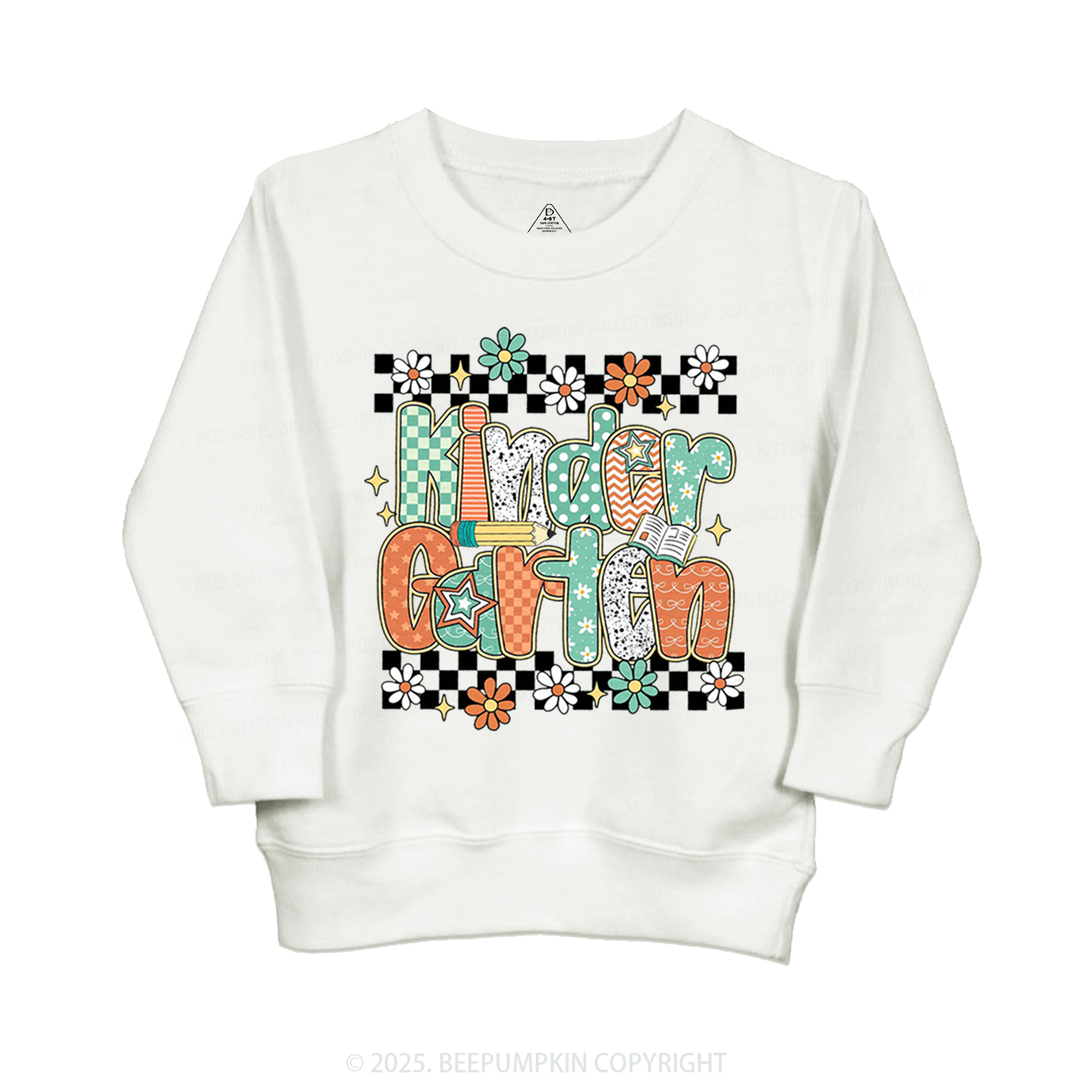 Personalized Grade Blossoms Kid's Sweatshirt