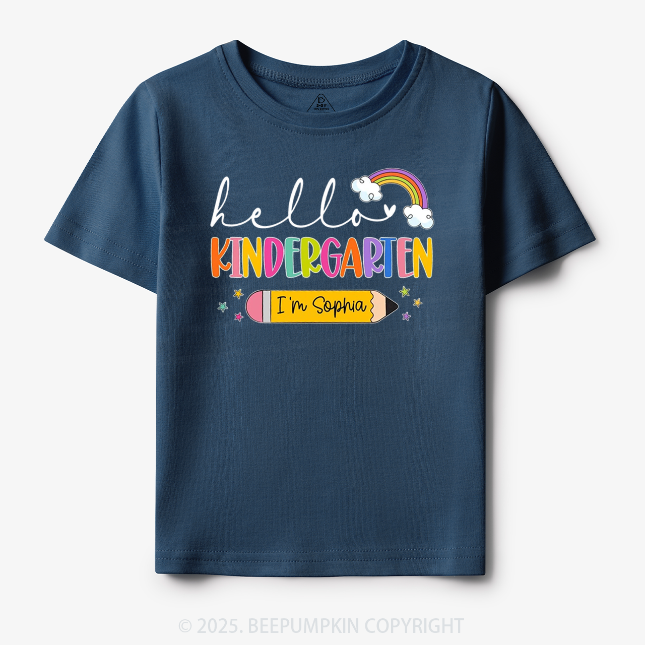 Personalized Hello Back To School Toddler&Kid's Tees Beepumpkin