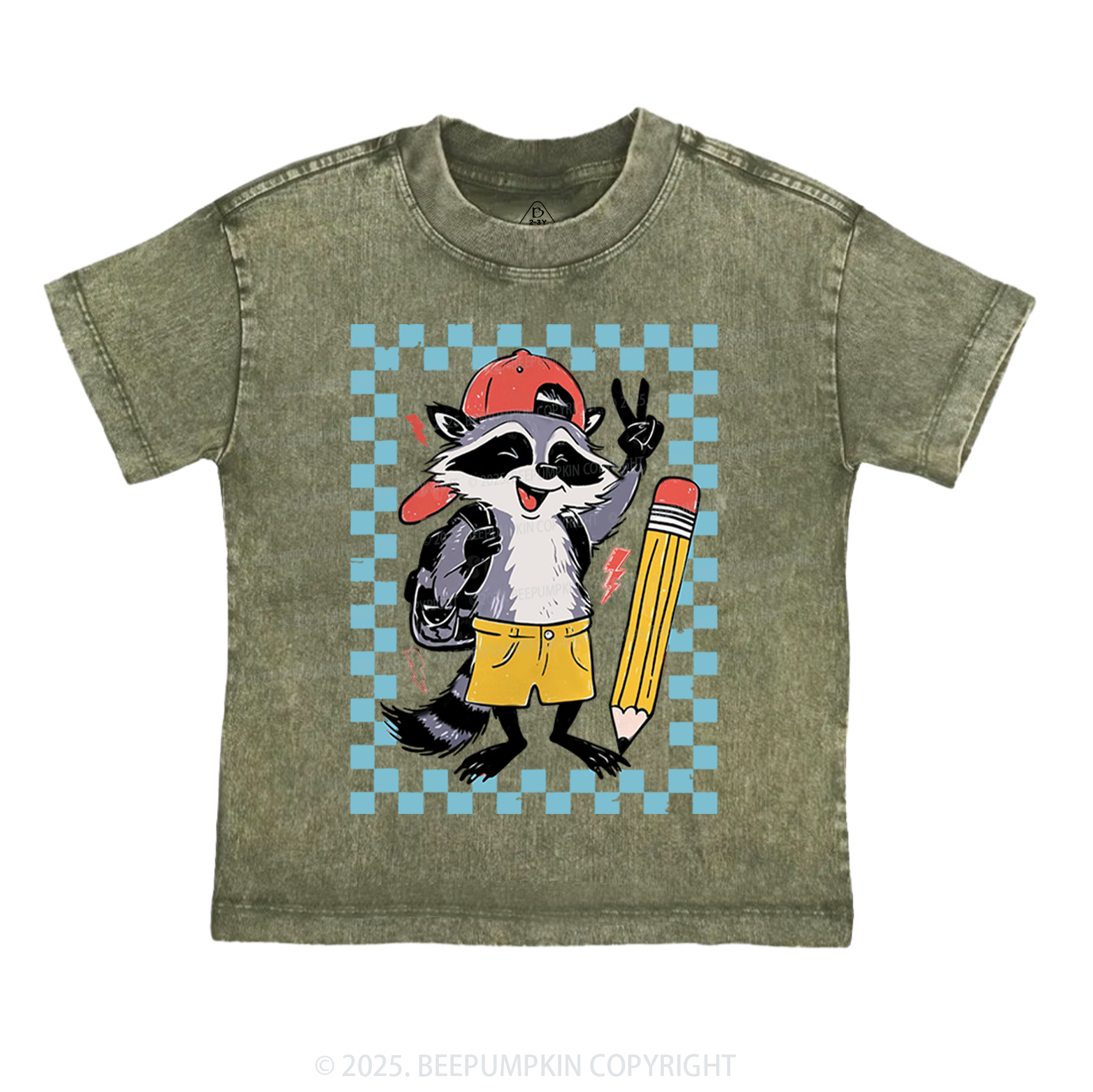 Personalized Backpack Buddy Toddler&Kids Washed Tees