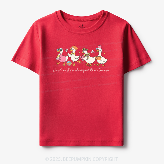 Personalized Back To School Goose Toddler&Kid's Tees Beepumpkin