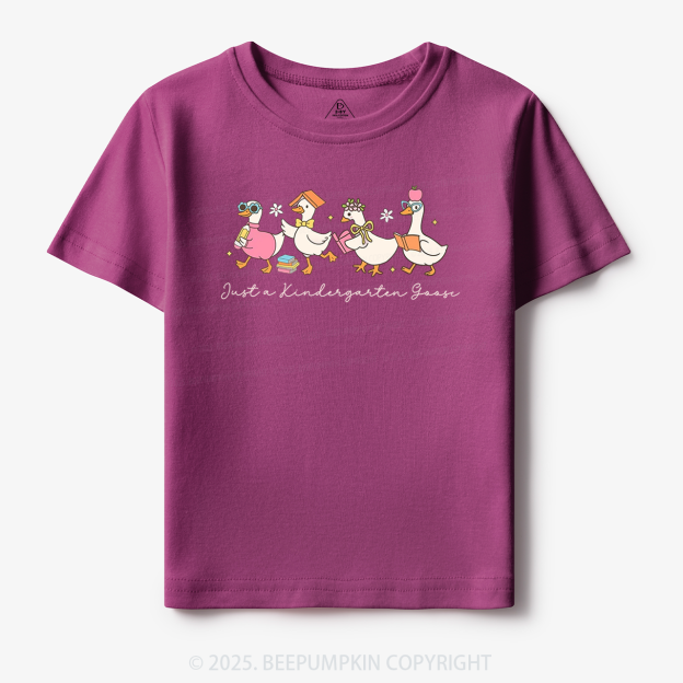 Personalized Back To School Goose Toddler&Kid's Tees Beepumpkin