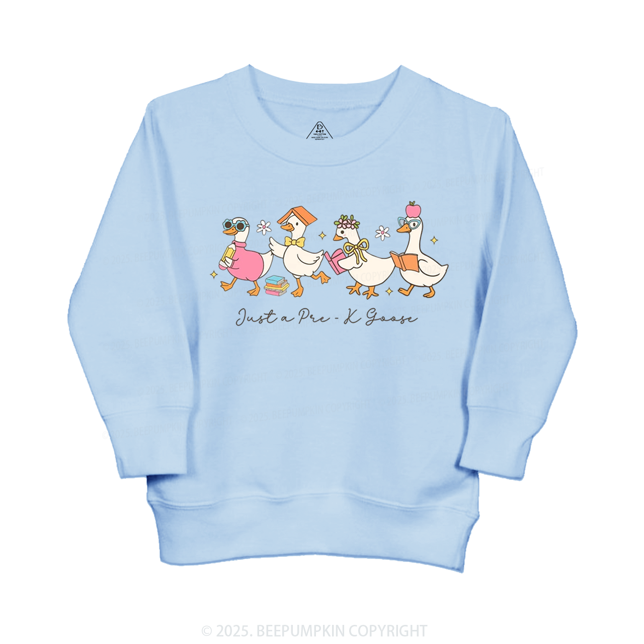 Personalized Back To School Goose Kid's Sweatshirt