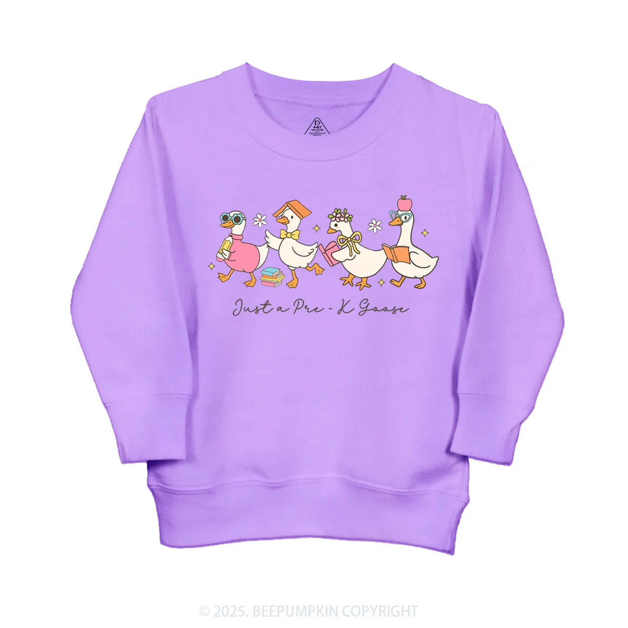 Personalized Back To School Goose Kid's Sweatshirt