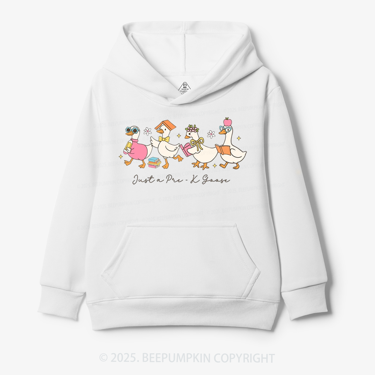 Personalized Back To School Goose Kid's Hoodies Beepumpkin