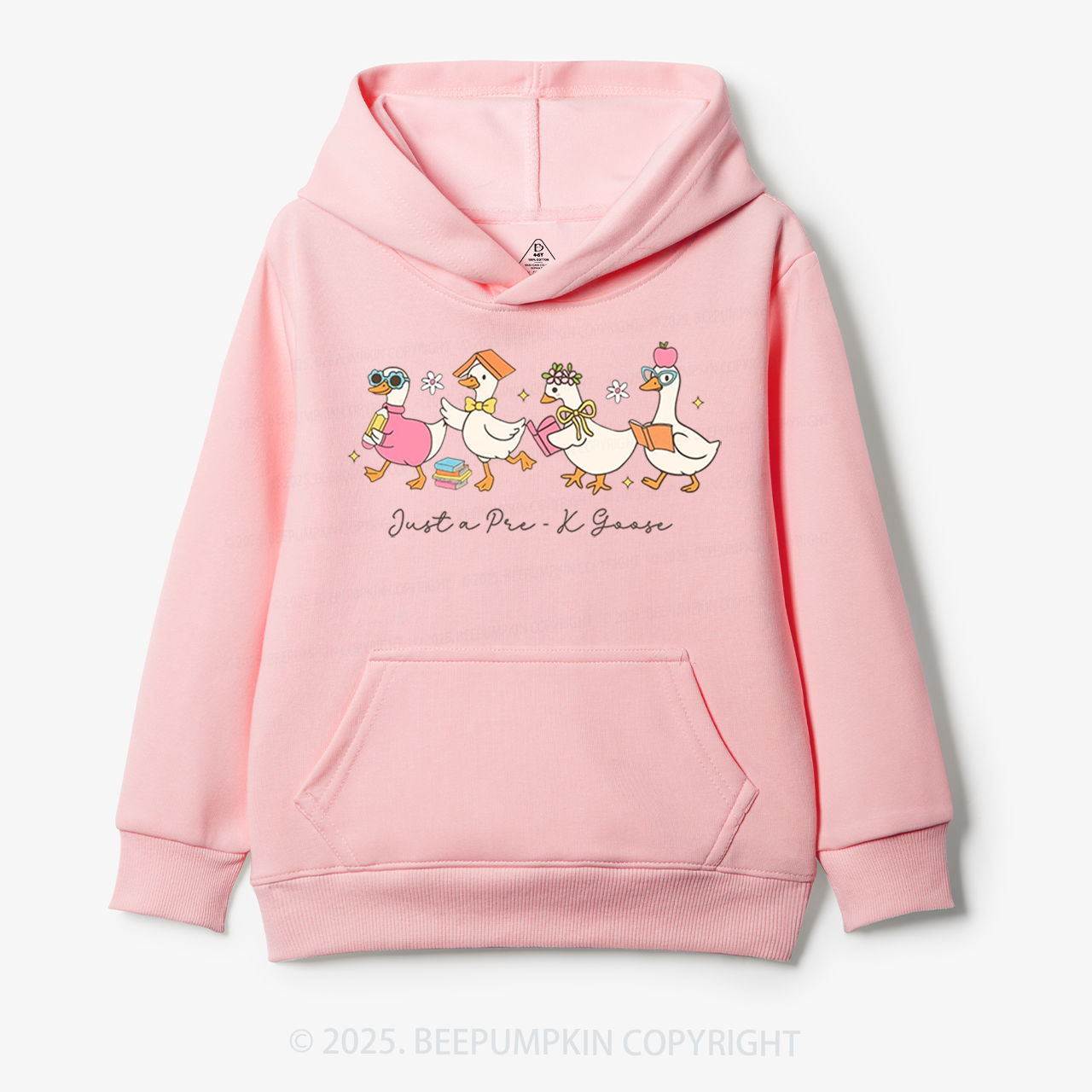 Personalized Back To School Goose Kid's Hoodies Beepumpkin