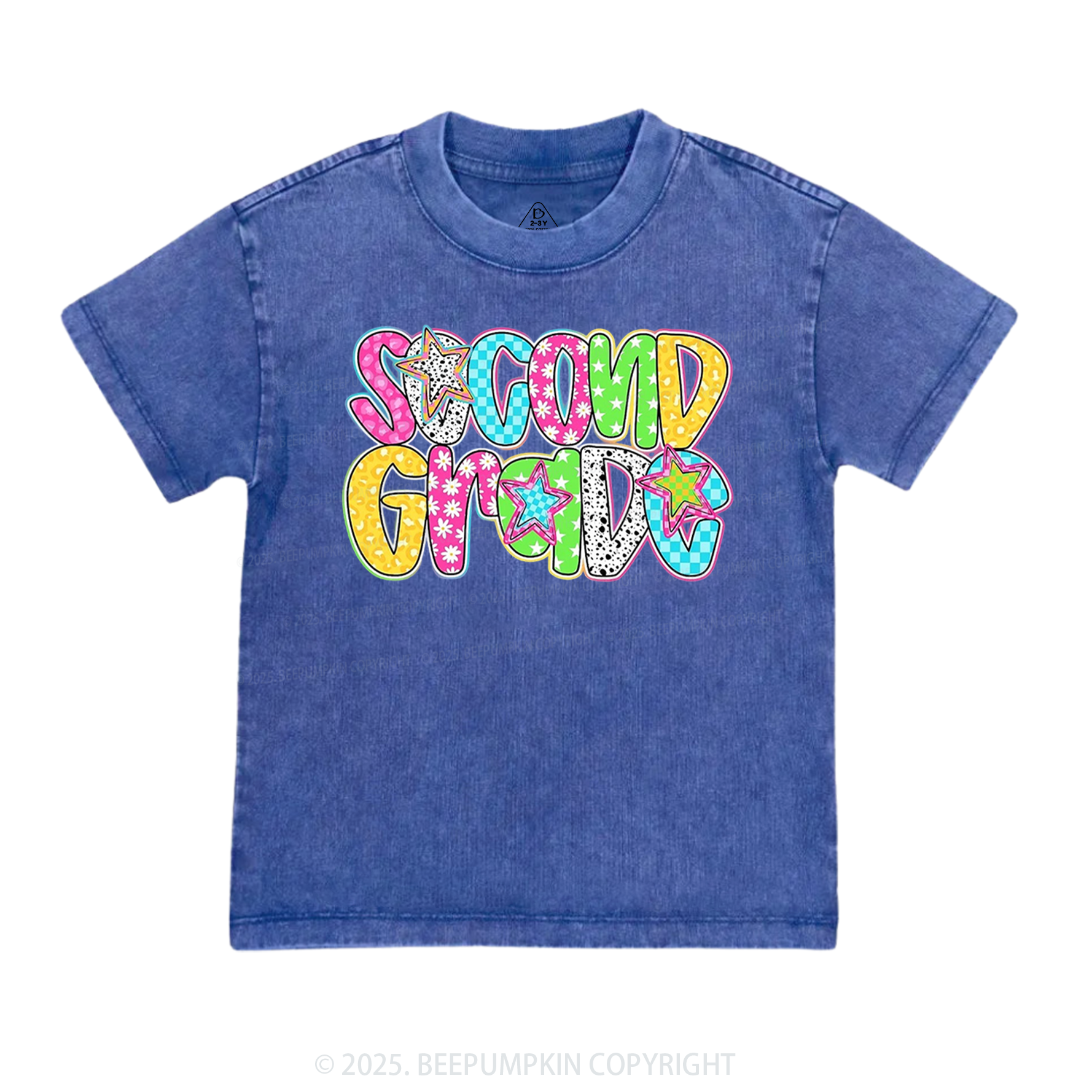 Personalized Grade Glow Up Toddler&Kids Washed Tees