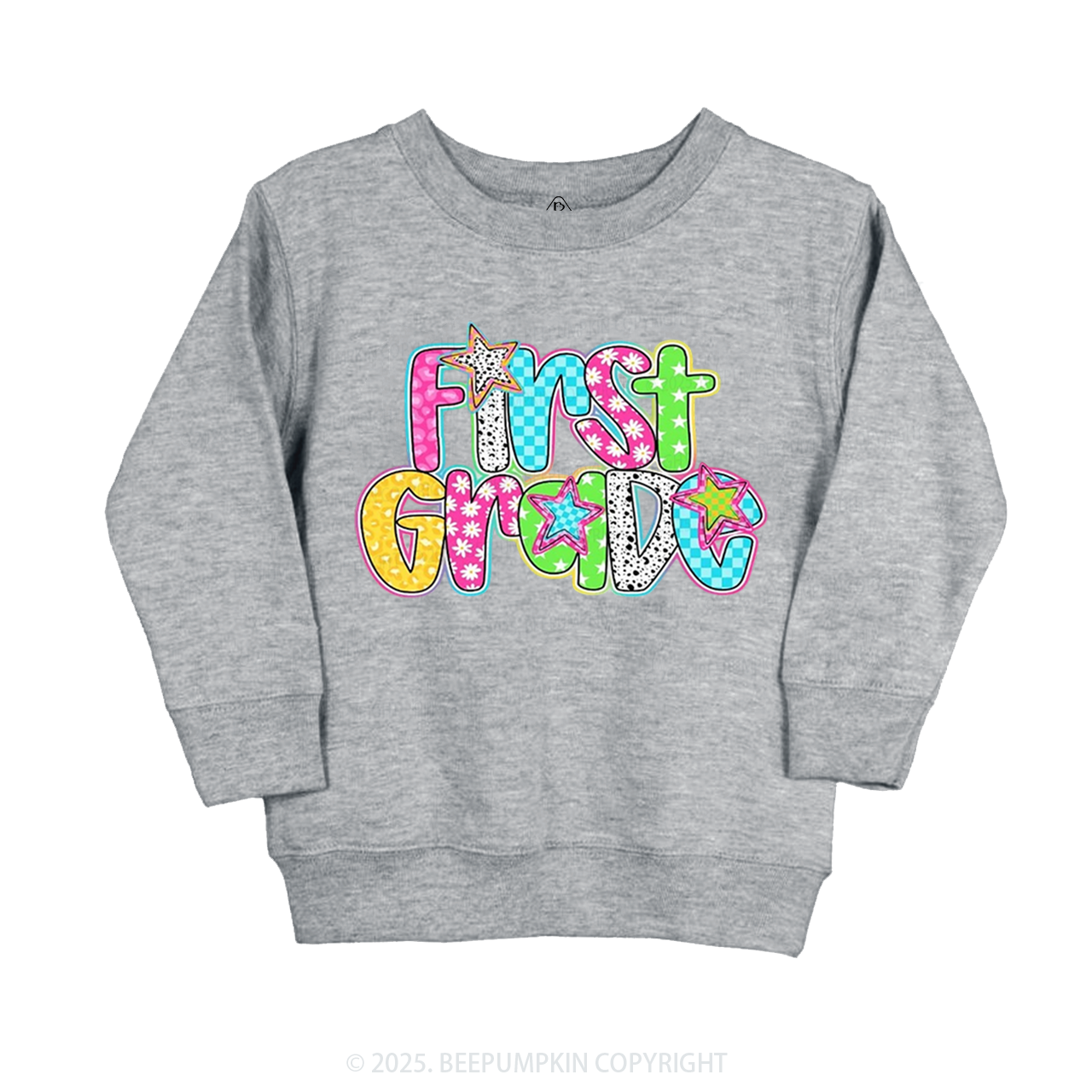 Personalized Grade Glow Up Kid's Sweatshirt