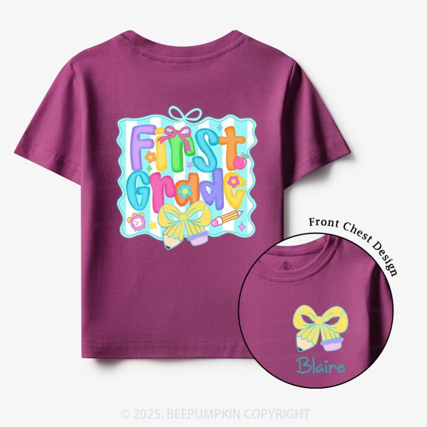 Personalized Learning in Color Toddler&Kid's Tees Beepumpkin