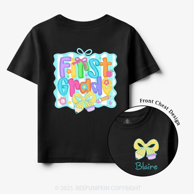 Personalized Learning in Color Toddler&Kid's Tees Beepumpkin