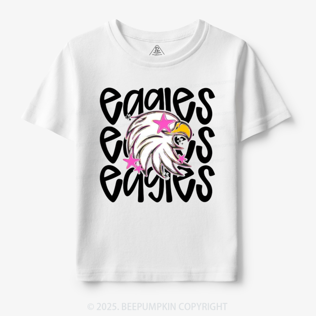 School Mascot Eagles Toddler&Kid's Tees Beepumpkin