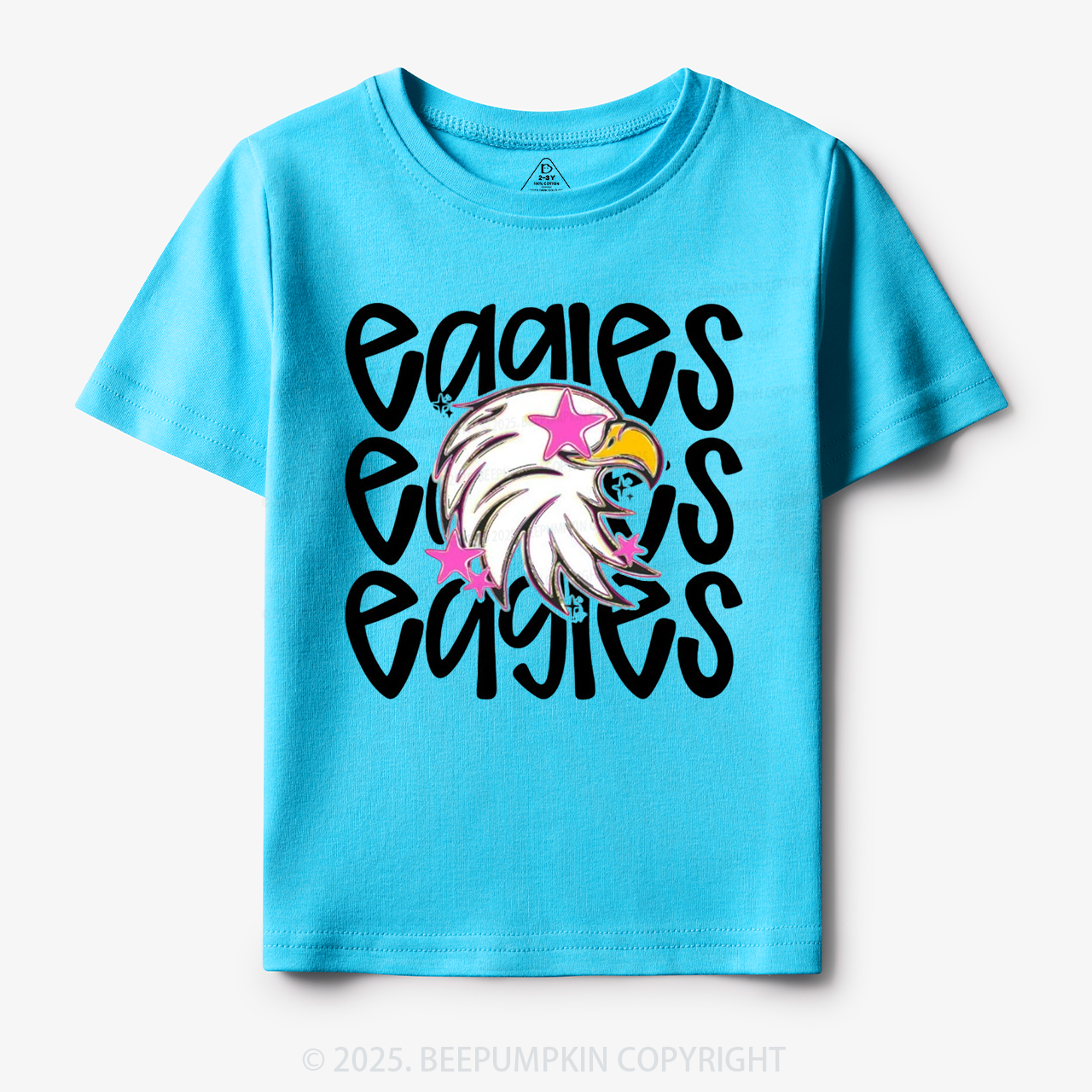 School Mascot Eagles Toddler&Kid's Tees Beepumpkin