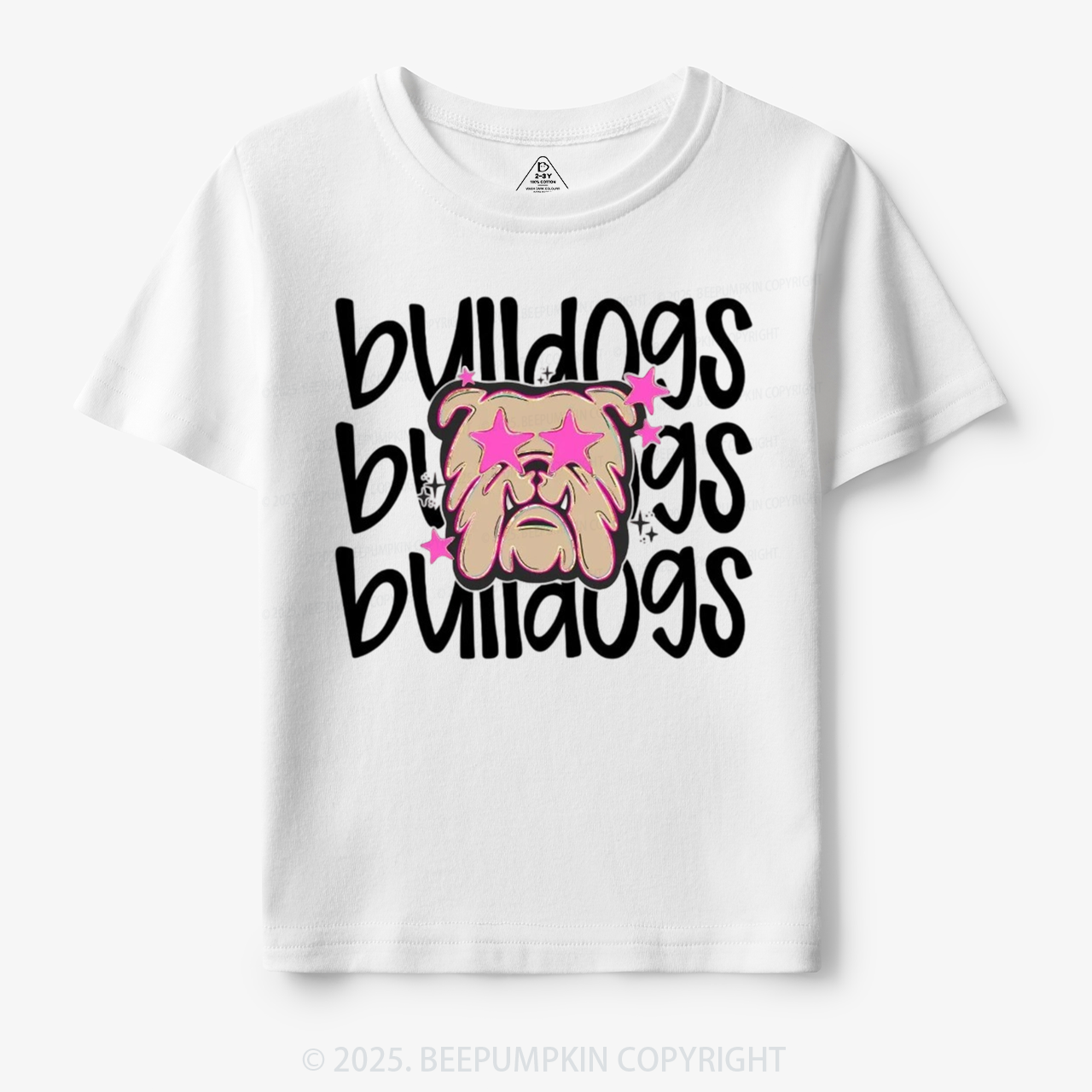 School Mascot Bulldogs Toddler&Kid's Tees Beepumpkin