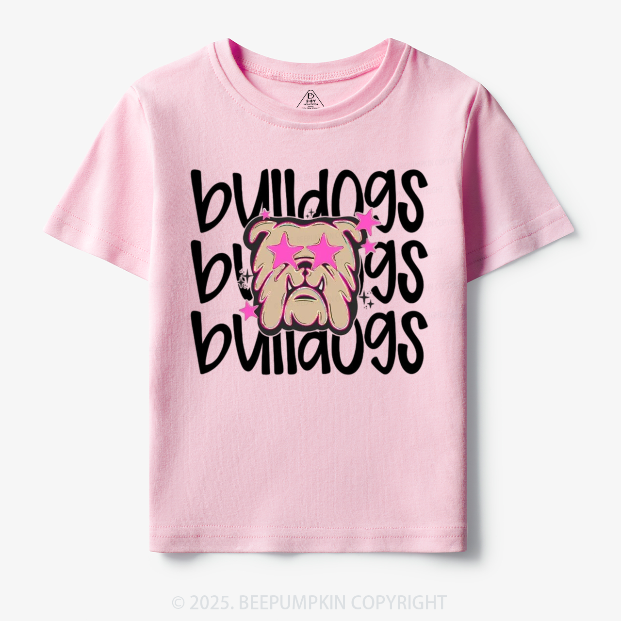 School Mascot Bulldogs Toddler&Kid's Tees Beepumpkin