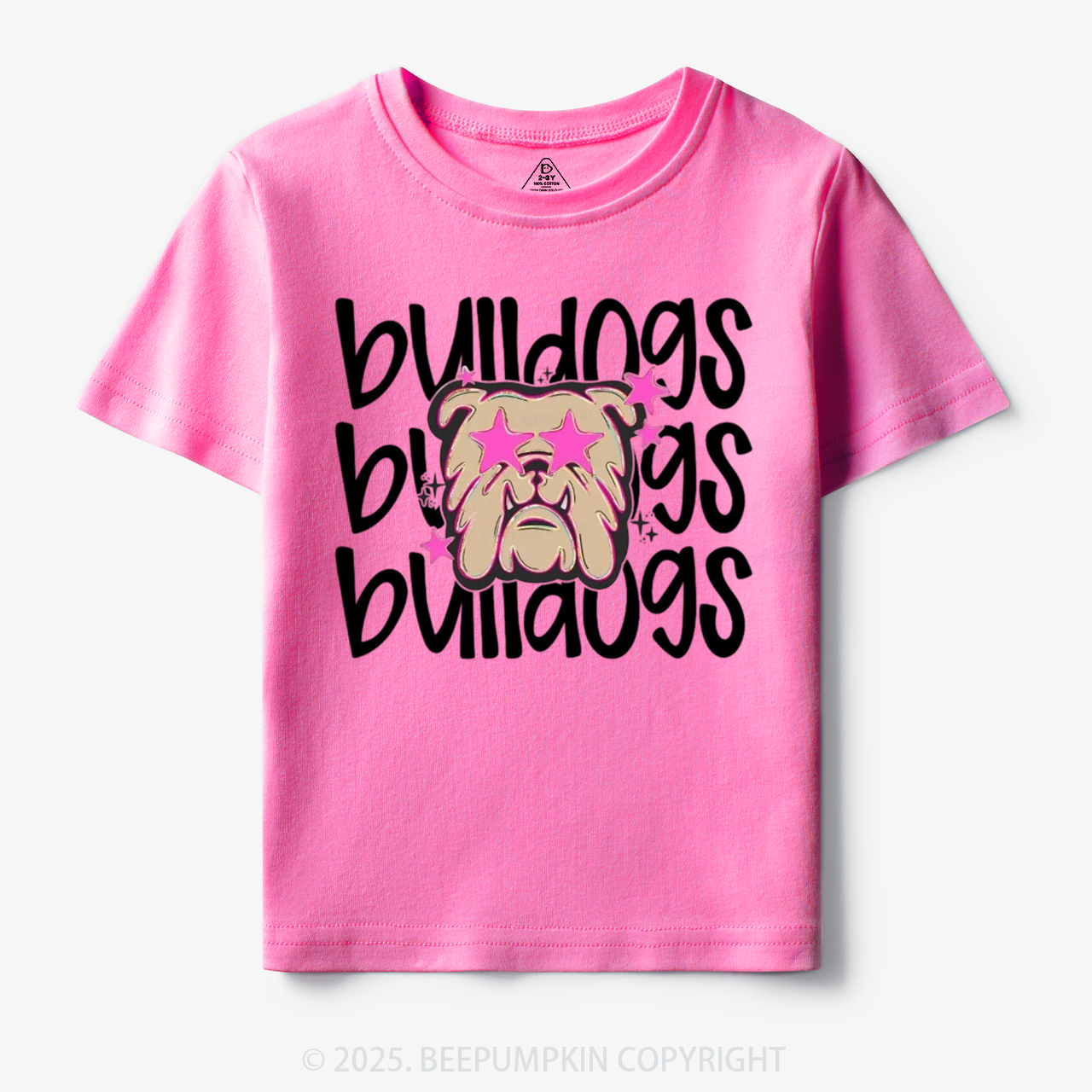School Mascot Bulldogs Toddler&Kid's Tees Beepumpkin