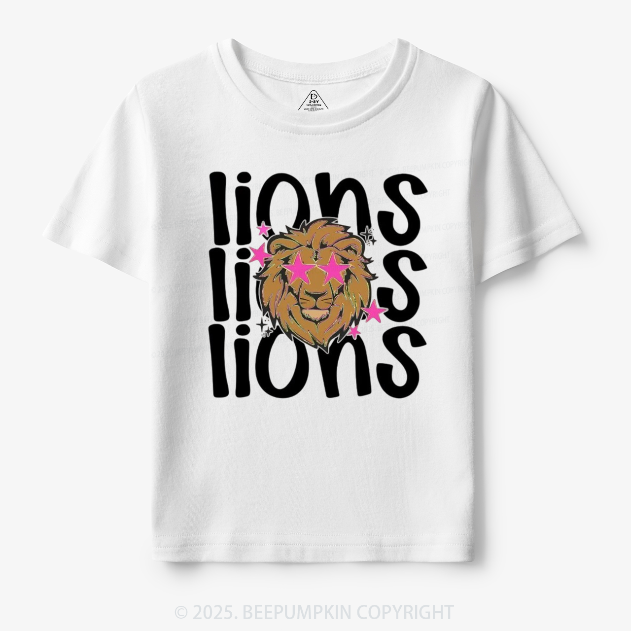 School Mascot Lions Toddler&Kid's Tees Beepumpkin