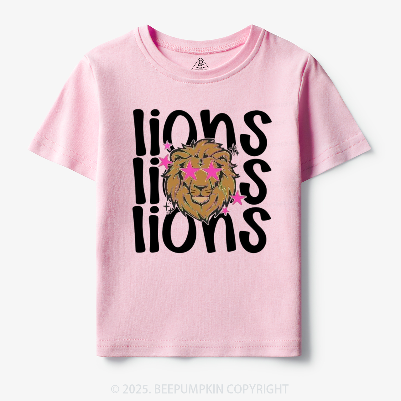 School Mascot Lions Toddler&Kid's Tees Beepumpkin