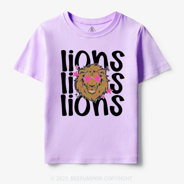 School Mascot Lions Toddler&Kid's Tees Beepumpkin