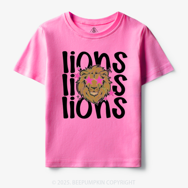 School Mascot Lions Toddler&Kid's Tees Beepumpkin