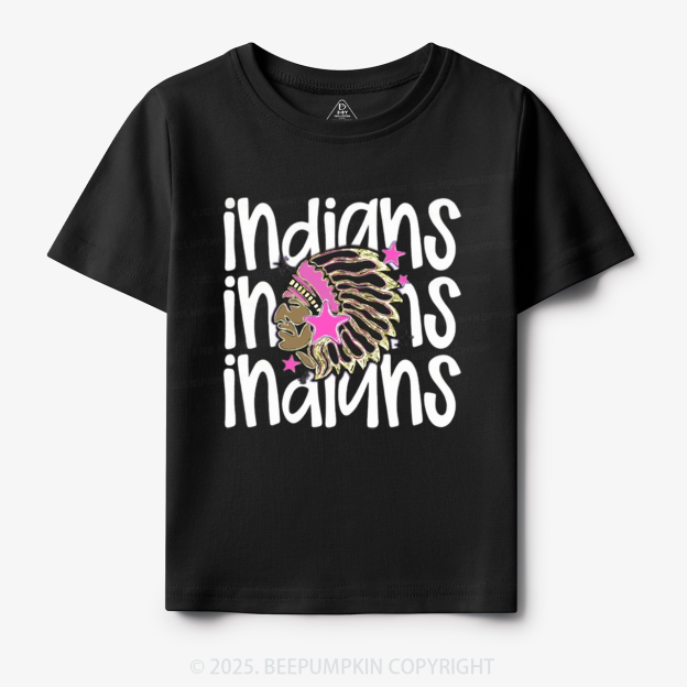 School Mascot Indians Toddler&Kid's Tees Beepumpkin