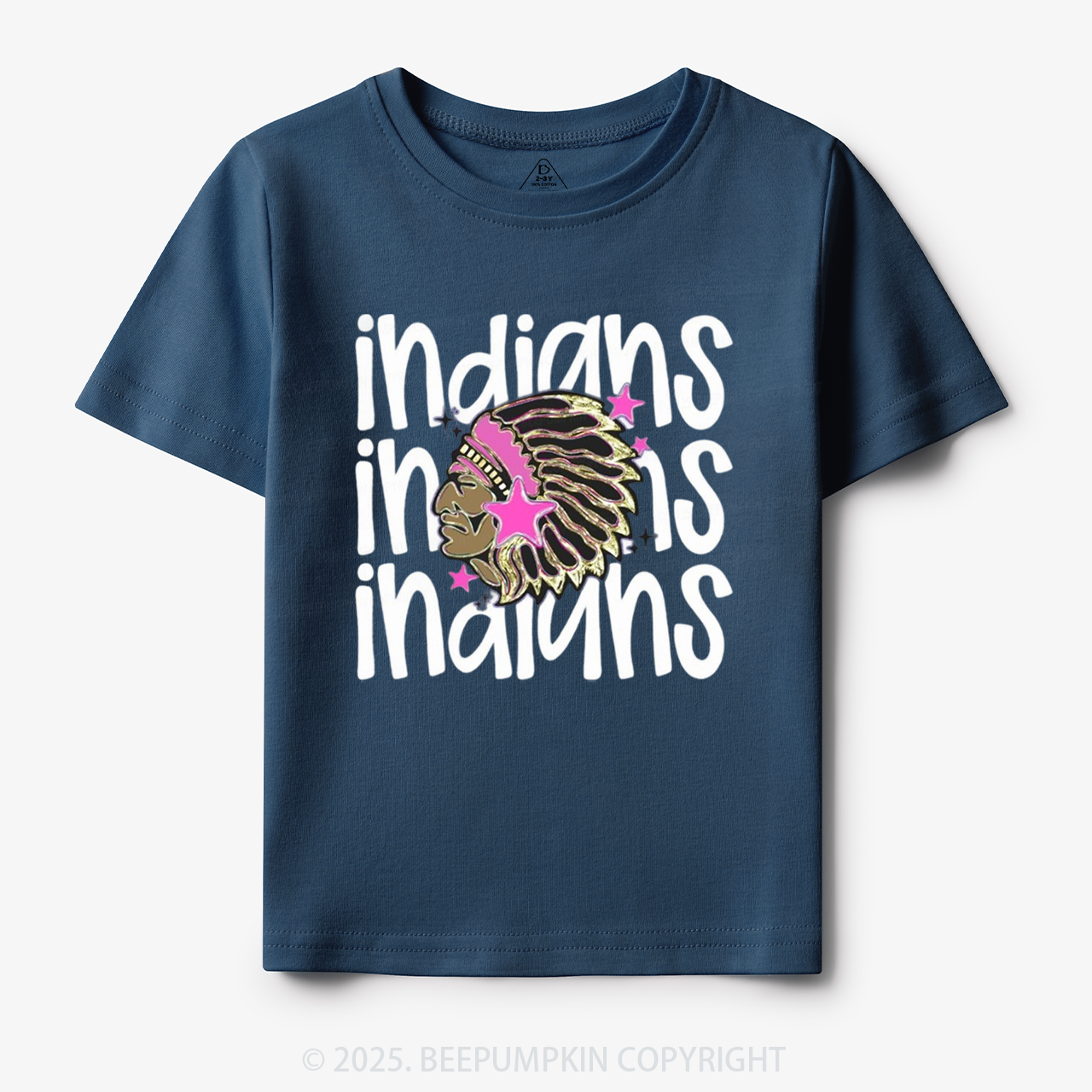 School Mascot Indians Toddler&Kid's Tees Beepumpkin