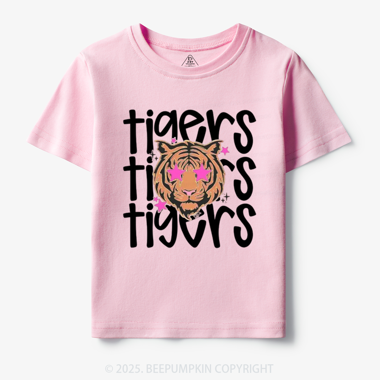School Mascot Tigers Toddler&Kid's Tees Beepumpkin