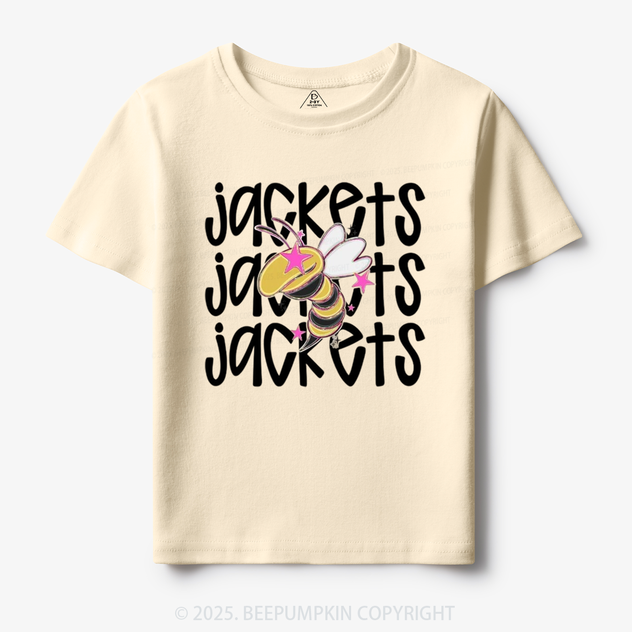 School Mascot Yellow Jackets Toddler&Kid's Tees Beepumpkin