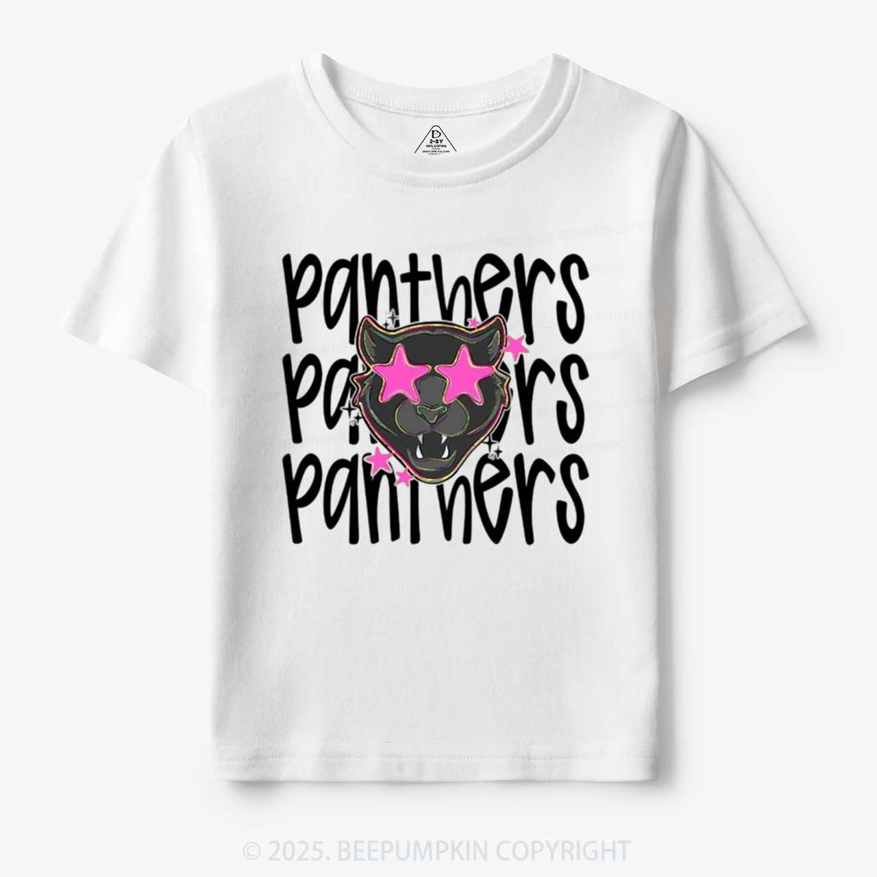 School Mascot Panthers Toddler&Kid's Tees Beepumpkin