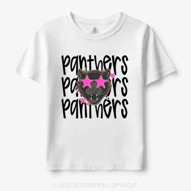 School Mascot Panthers Toddler&Kid's Tees Beepumpkin