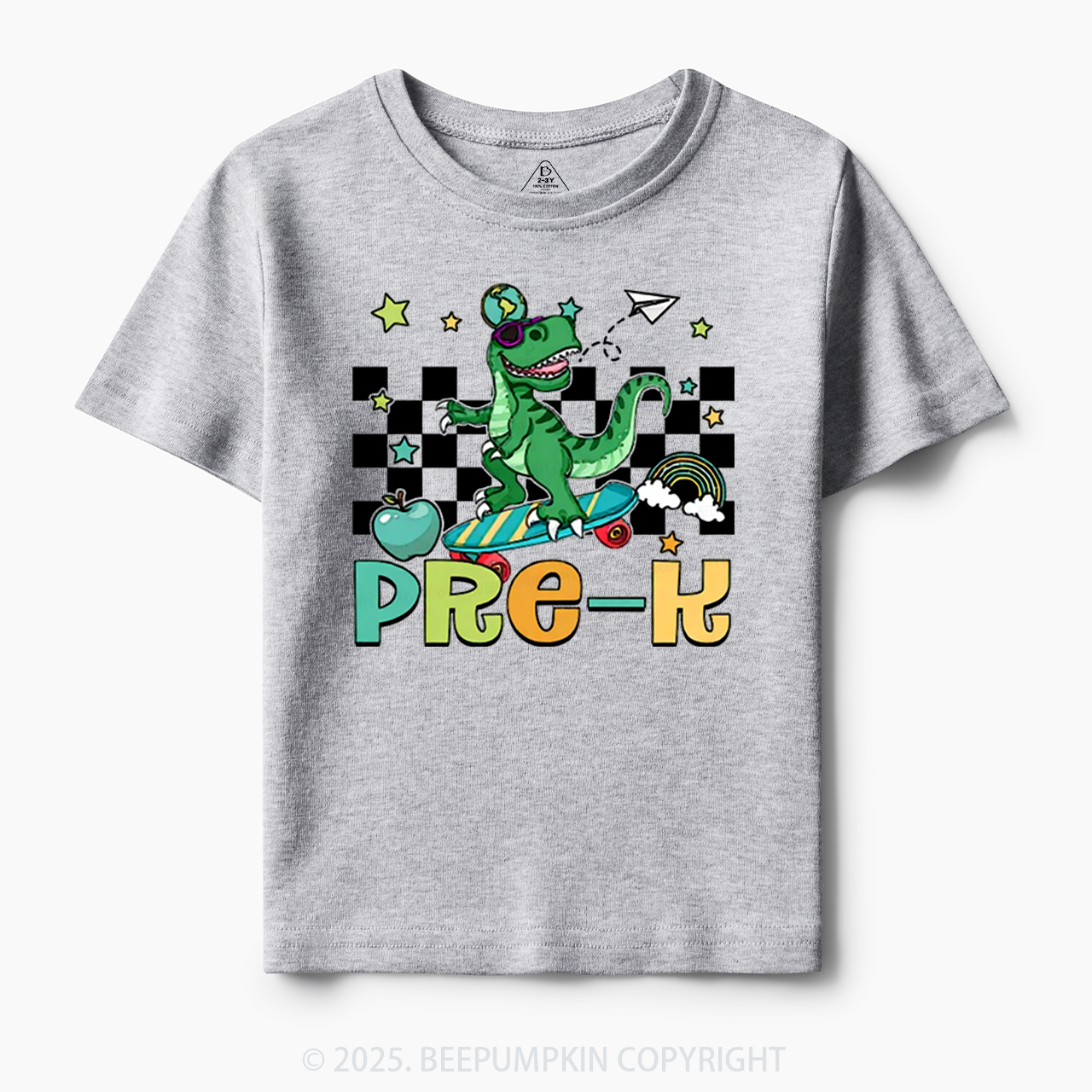 Personalized T-Rex For Boy Toddler&Kid's Tees Beepumpkin