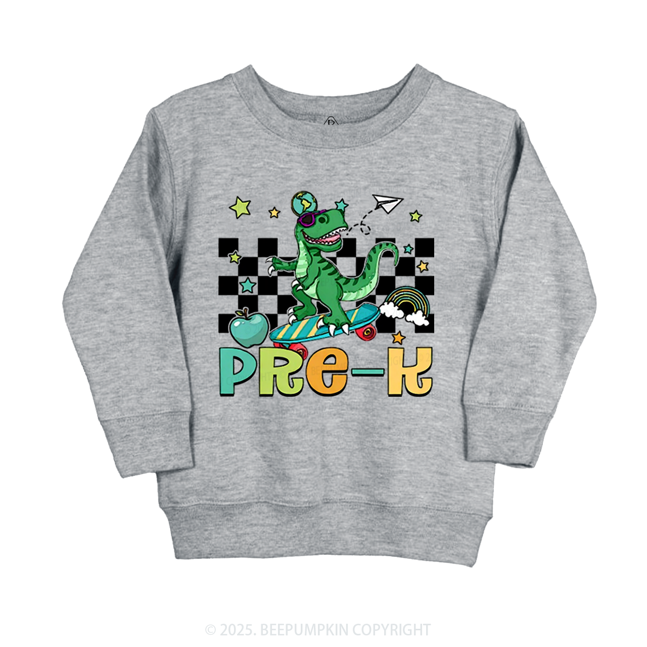 Personalized T-Rex For Boy Kid's Sweatshirt
