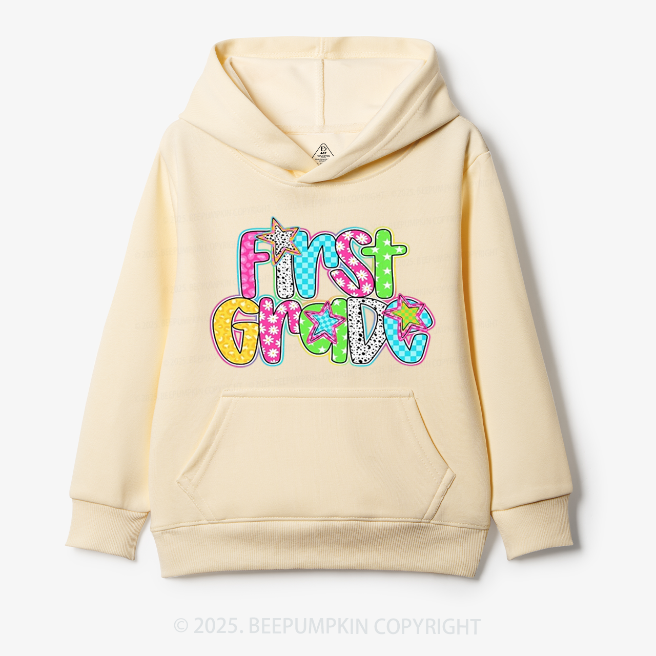 Personalized Grade Glow Up Kid's Hoodies Beepumpkin