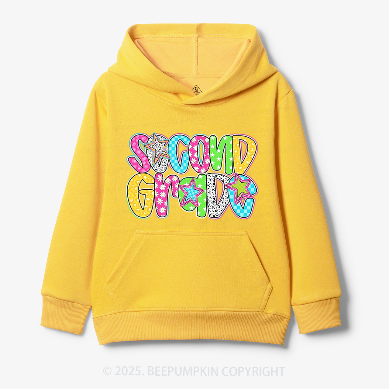 Personalized Grade Glow Up Kid's Hoodies Beepumpkin