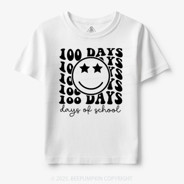100 Days Of School Toddler&Kid's Tees Beepumpkin