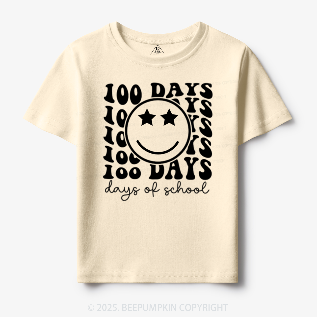 100 Days Of School Toddler&Kid's Tees Beepumpkin